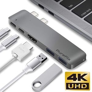 PureFix USB C Hub, Fastest 40Gb/s Type-C 5 in 1